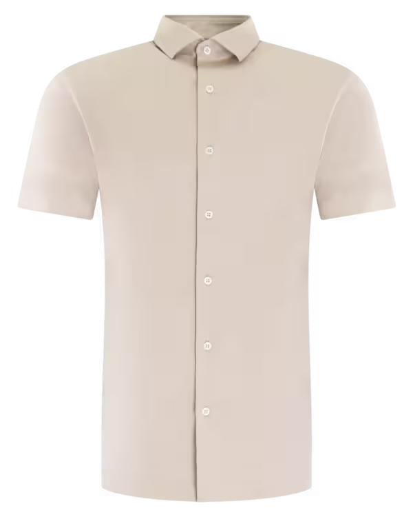 Heren Interlock Supima Shirt Beige