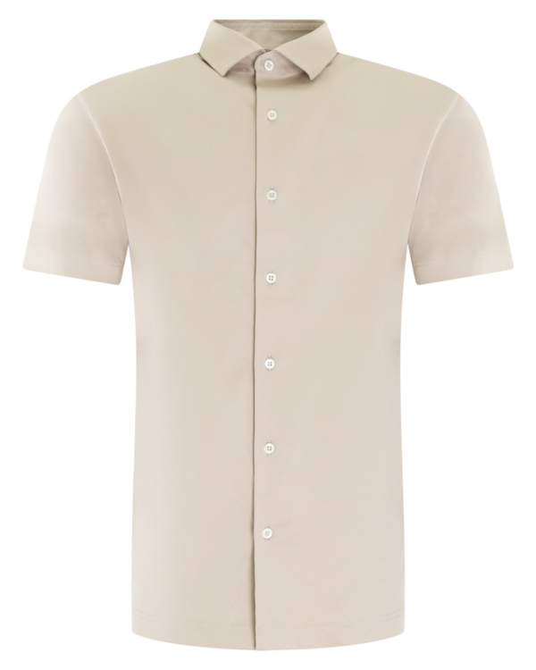 Heren Interlock Supima Shirt Beige