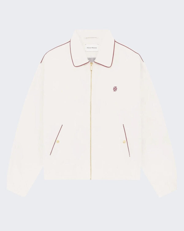 Drole De Monsieur Heren Blouson Brodé Coton Wit jas