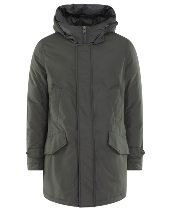 Heren Polar High Collar Parka Gray