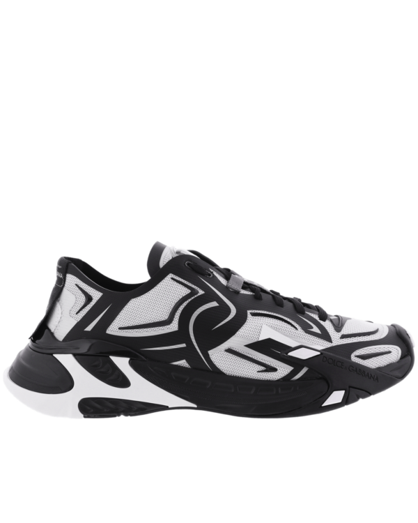 Heren Mesh fast sneakers black/white