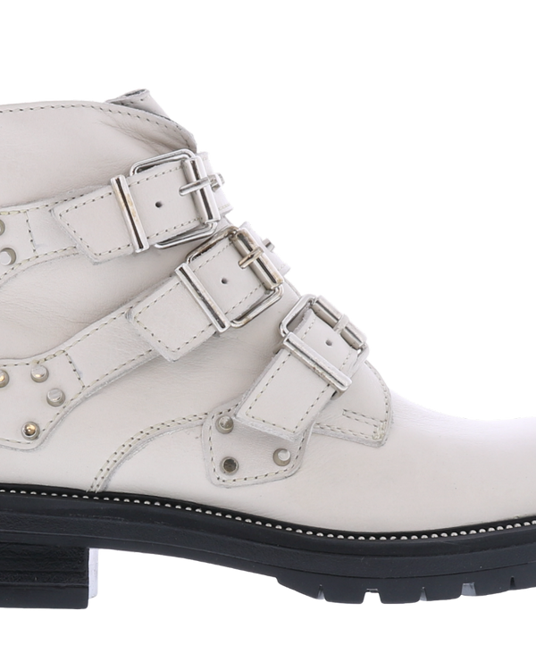 Paris Punk Dames Biker Studs with strap enkellaarsjes
