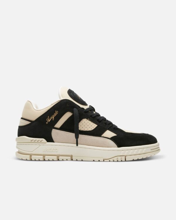 Heren Area Lo sneaker zwart/beige