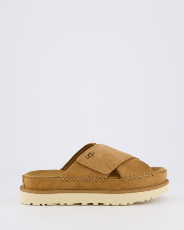 Dames Goldenstar Cross Slide Chestnut