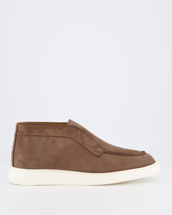 Heren Enzo Nubuck Loafer Chocolate