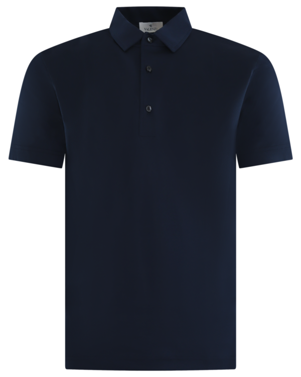 Heren Supima Polo Schiller Blue