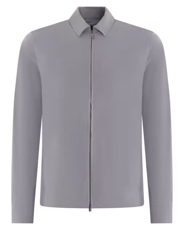 Heren Tech Stretch Overshirt Gray