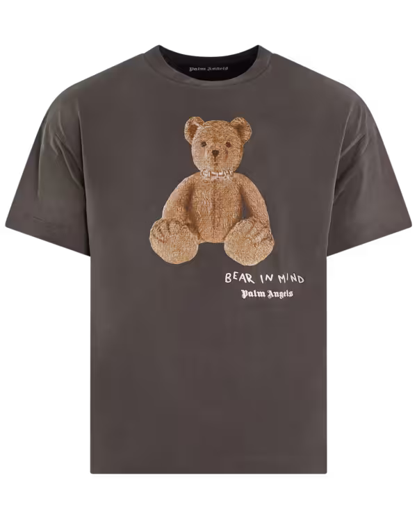 Heren Bear in Mind T-Shirt Gray