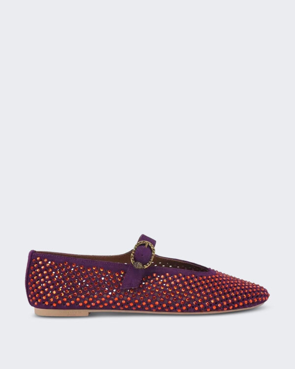 Kurt Geiger Dames Mayfair Ballet Flat Paars/Rood