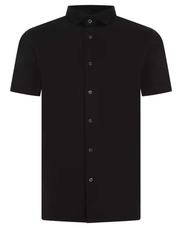Heren Interlock Supima Shirt Black
