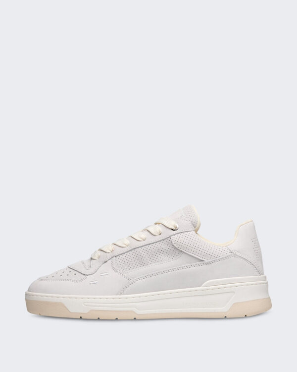Heren Cruiser suède sneaker in wit
