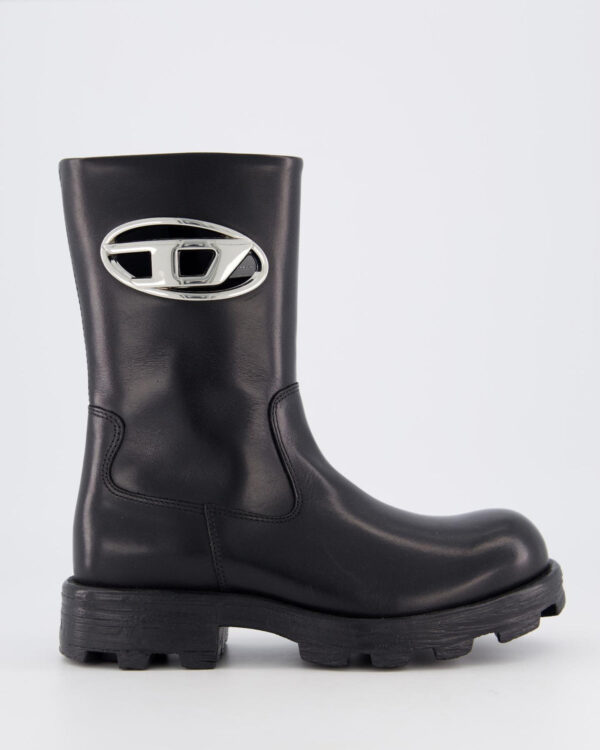 Dames Hammer Biker Boot Black