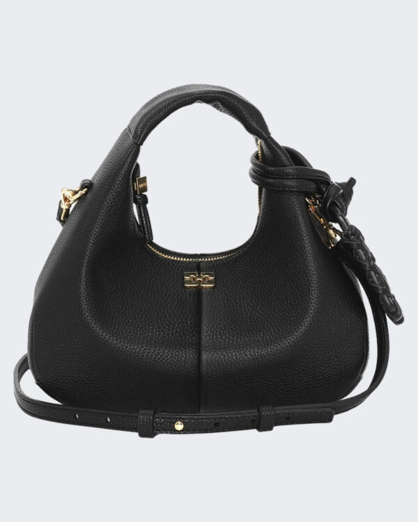 Dames Hobo Mini gegreineerde Zwart