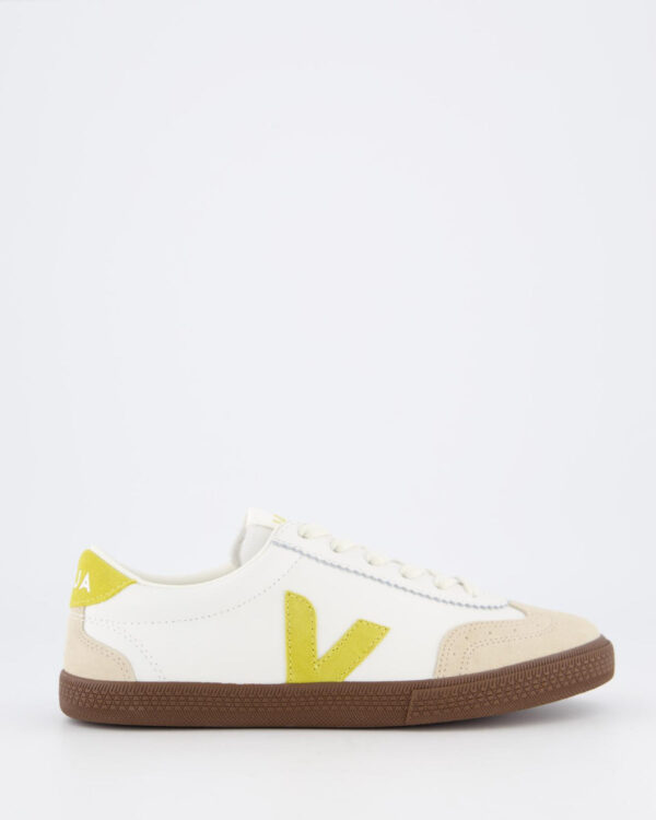Dames Volley Sneaker White/Yellow
