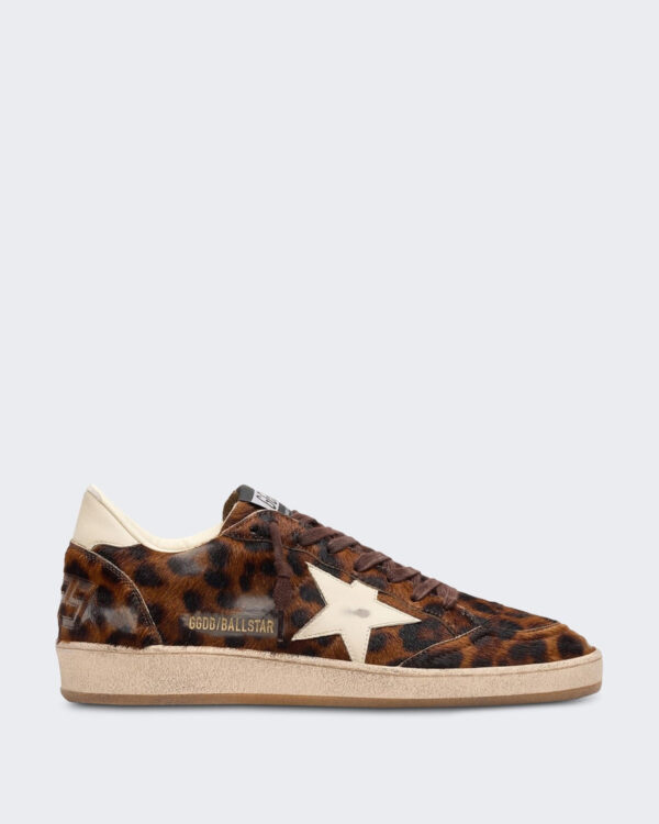 Dames Sneakers bruin leer