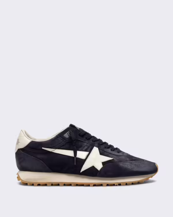 Dames Sneakers met vintage finish Blauw