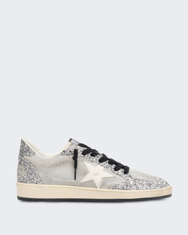 Golden Goose Dames Sneaker Ball Star zilver