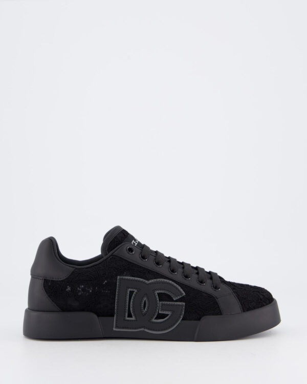 Dames Portofino Logo Sneaker Black