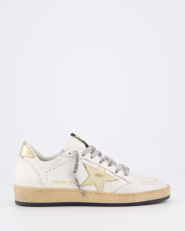Dames Ball Star Sneaker White/Gold