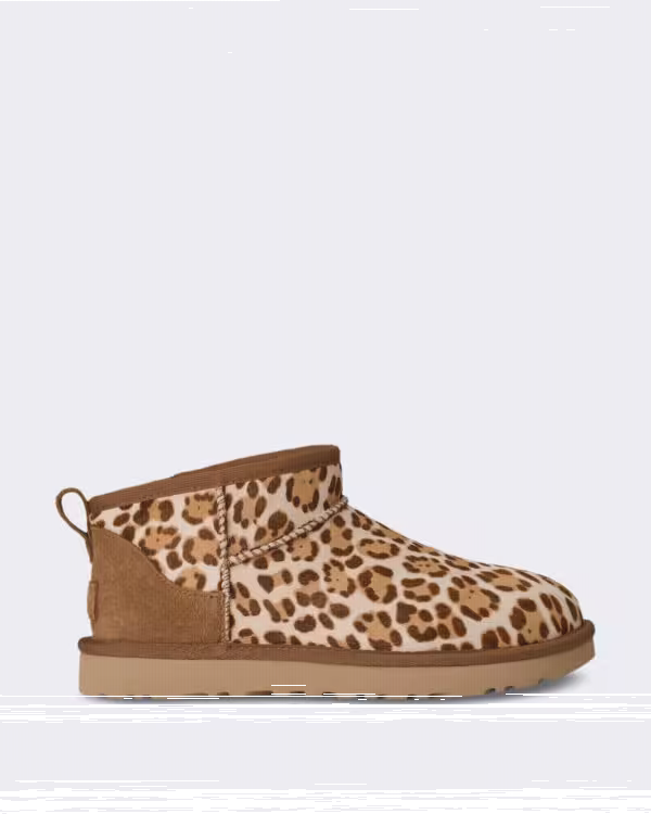 UGG Dames Ultra Mini Plains Leopard sneakers