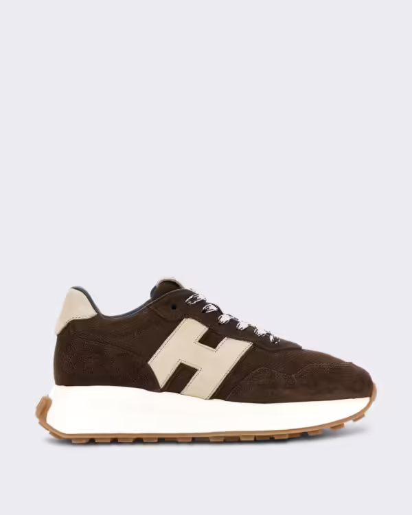 Dames Sneaker - H641 Allacciato H Patch-Brown Bruin (3)