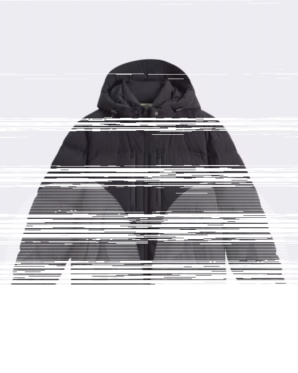 Heren Matt Stretch Puffer Jacket Black