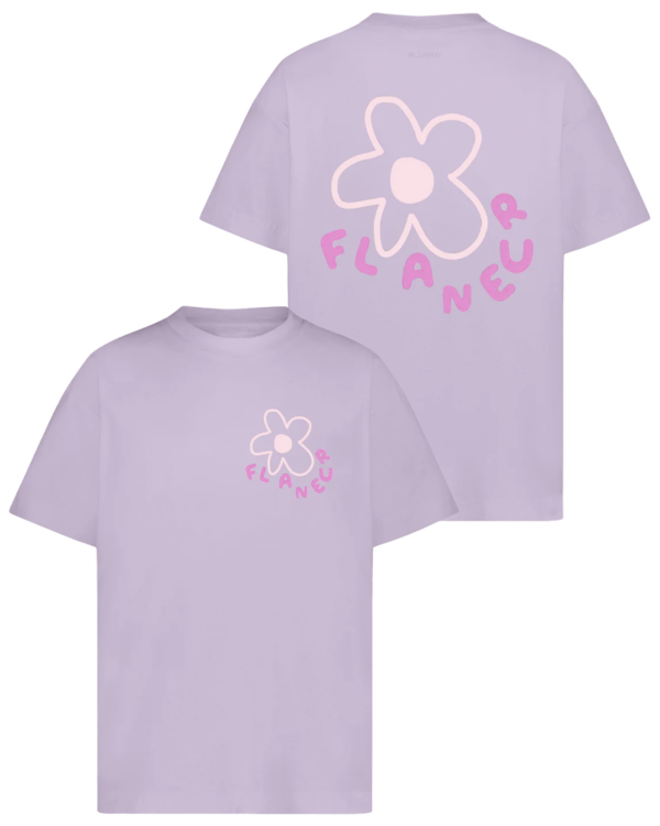 Heren Blossom T-Shirt Purple