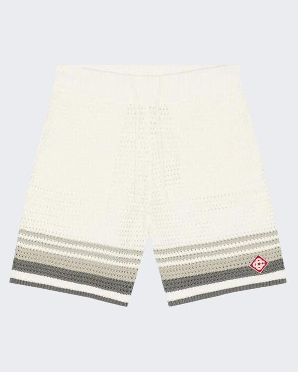Heren Crochet Short Wit
