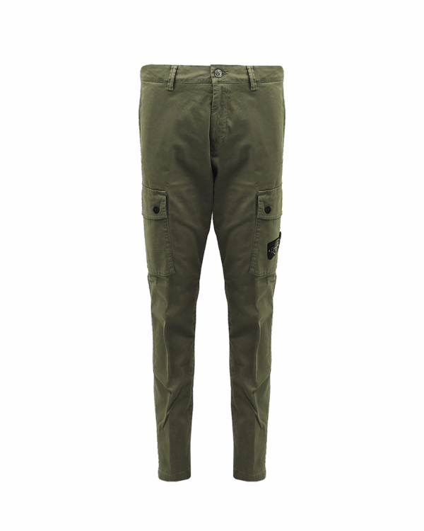 Kids Tapered Cargo Pant Green