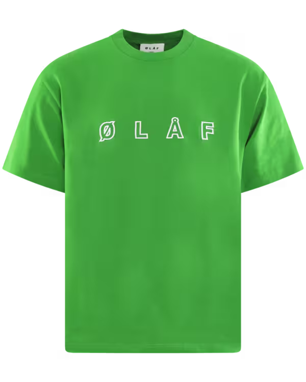 Heren Sans Embro Logo T-Shirt Green
