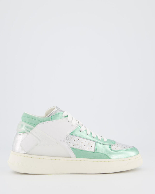 Dames Mid Metal Sneaker Green