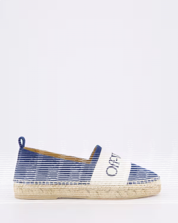 Dames Bookish Espadrille Blue/White