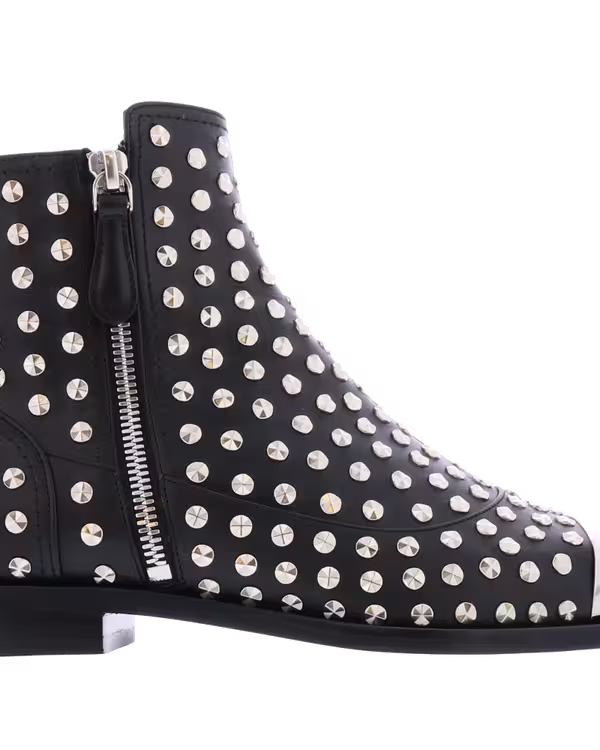 Dames Show Boot Silver Studs