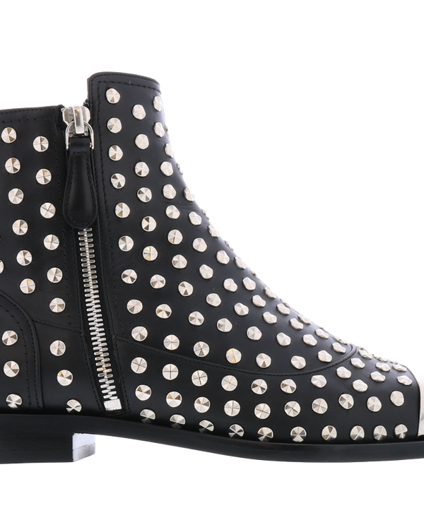 Dames Show Boot Silver Studs