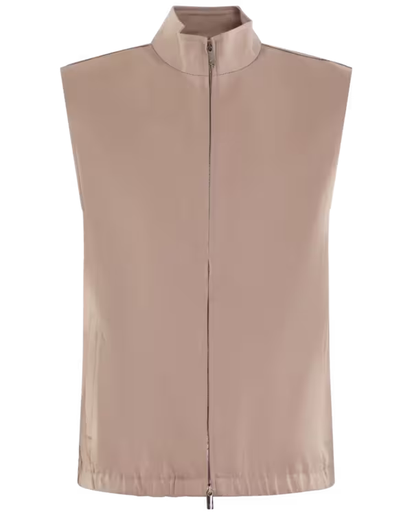 Heren Supima Bodywarmer Gray/Beige
