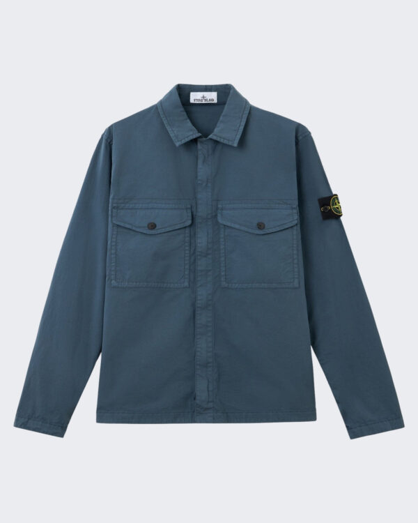 Heren Overhemd slate blue Blauw