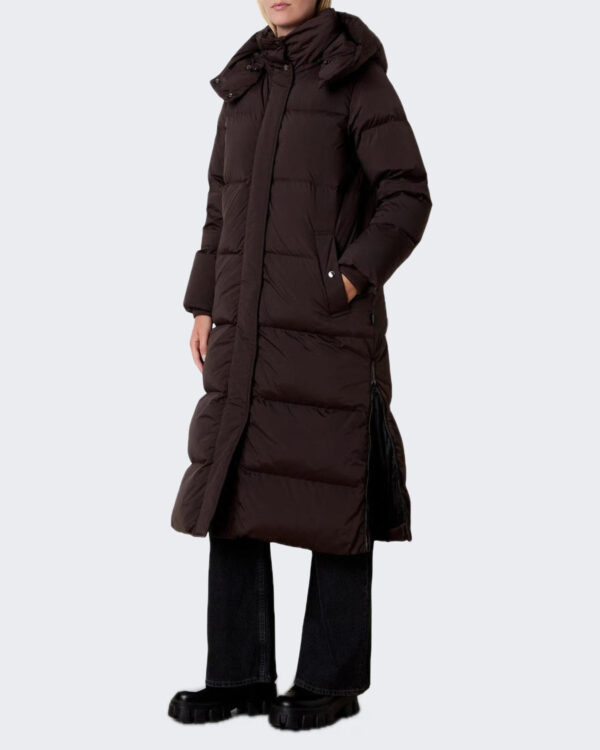 Dames Kelly Long Parka Brown