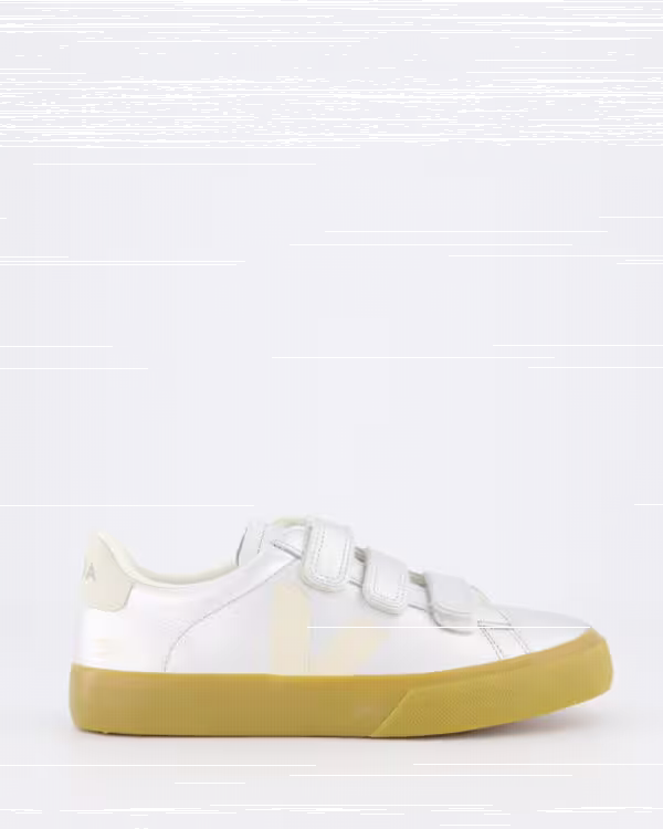 Dames Recife Leather Sneaker Metalli