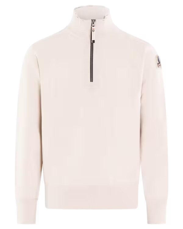 Heren Lenard Half Zip Beige
