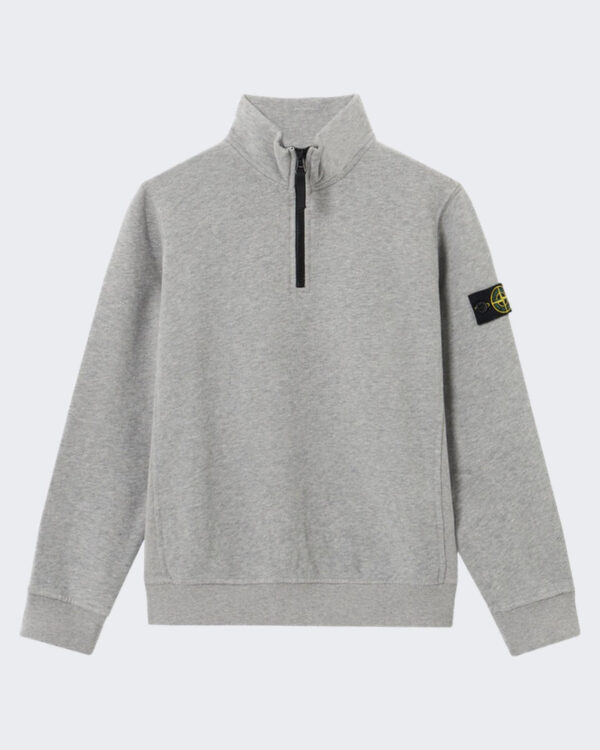 Kids Haf-Zip Sweater Gray