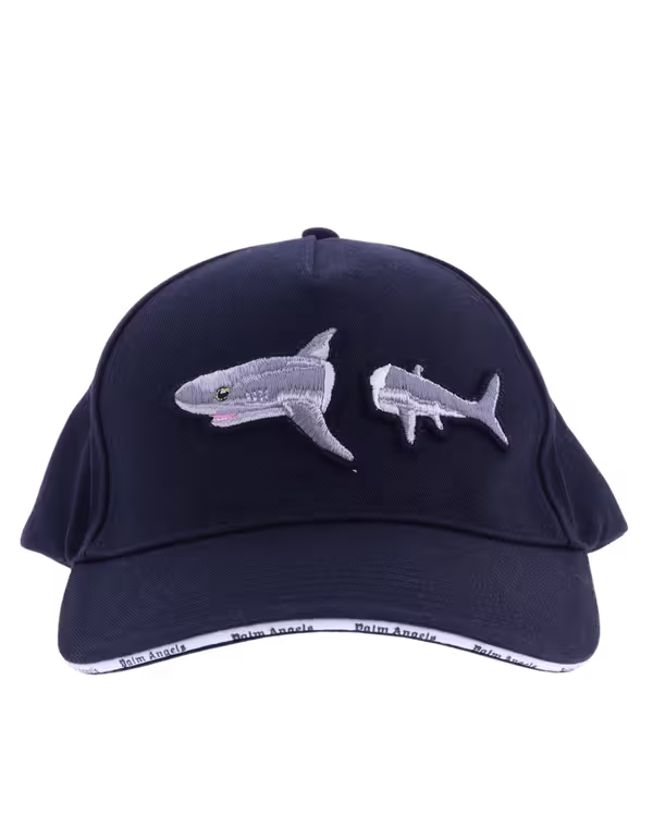 Heren Broken Shark Cap Black