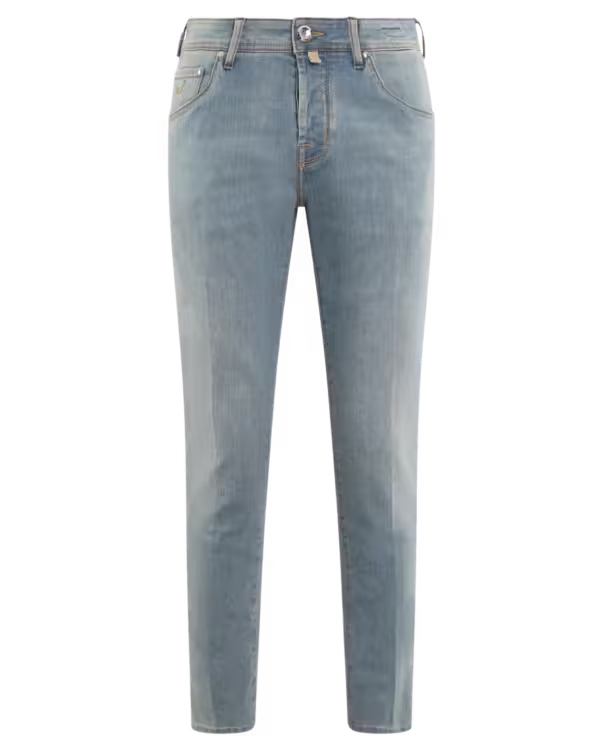 Heren Slim Cropped/Carrot Jeans Blue