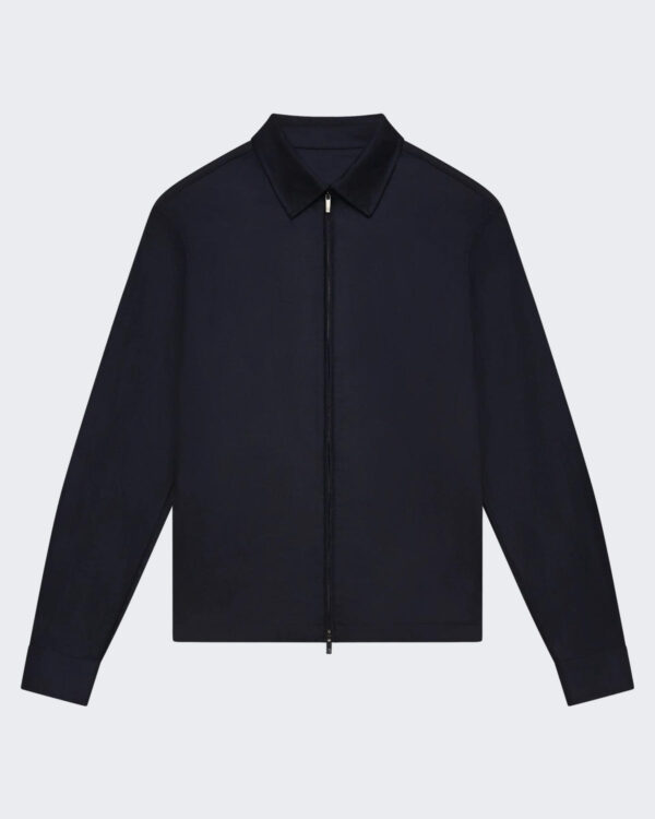 Heren Flannel Stretch Overshirt Blue