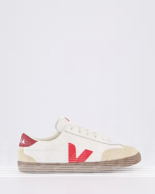 Dames Volley Sneaker White/Red