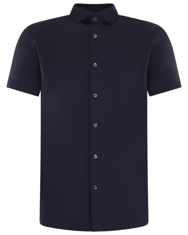 Heren Interlock Supima Shirt Blue