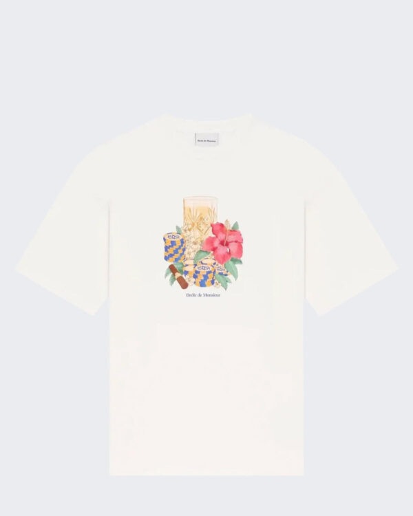 Heren Hibiscus Club T-Shirt Wit