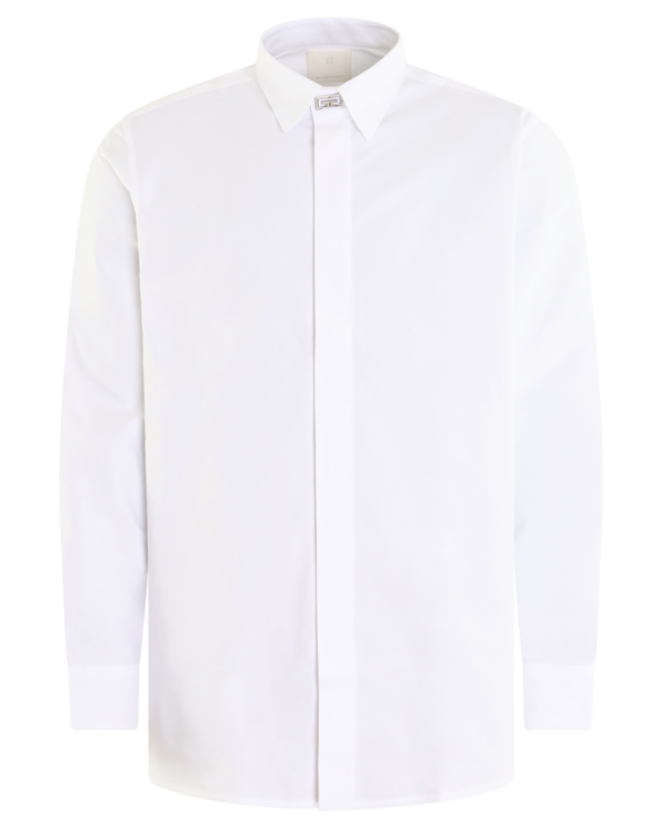Heren Shirt with 2G clip White
