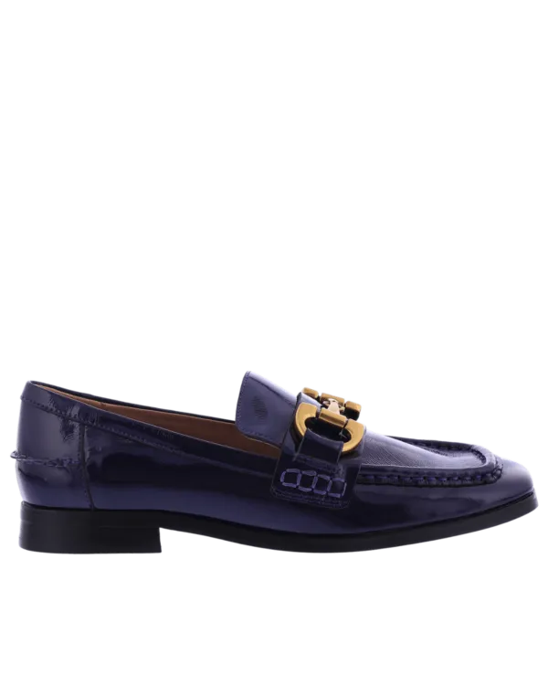 Dames Drew Naplack Loafer Blue