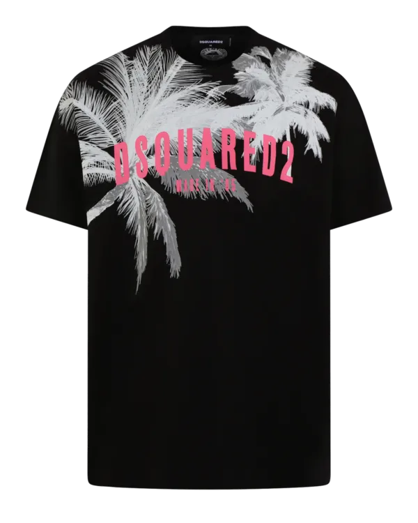 Heren Palms Slouch T-shirt Black